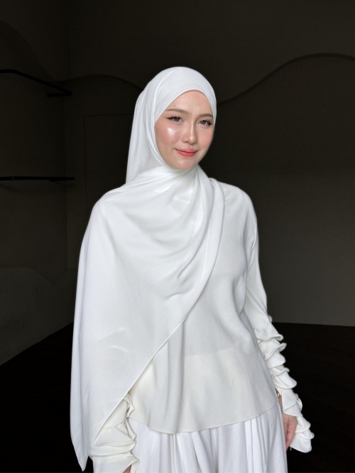 SHAWL DEAR CHIFFON IN POWDER