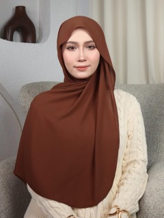 SHAWL DARLING DIAMOND CHIFFON IN TAUPE BROWN