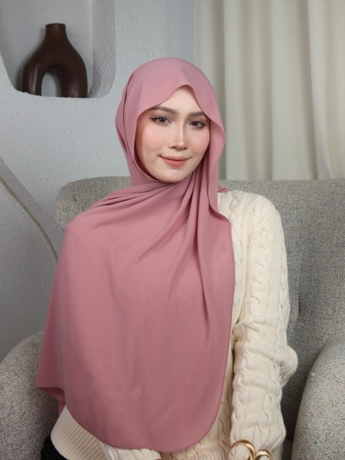 SHAWL DARLING DIAMOND CHIFFON IN PINK LAVENDER
