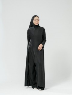HELENA DRESS WITH PANTS IN BLACK [M]