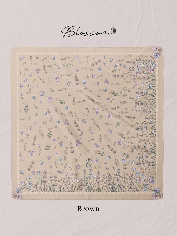 BAWAL PRINTED - BLOSSOM ( BROWN )