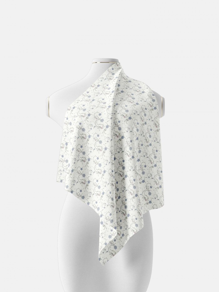 SHAWL SENIWARA IN BIRU SALJU