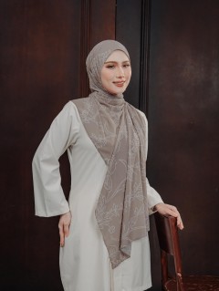 SHAWL SENIWARA IN COKLAT BERSERI