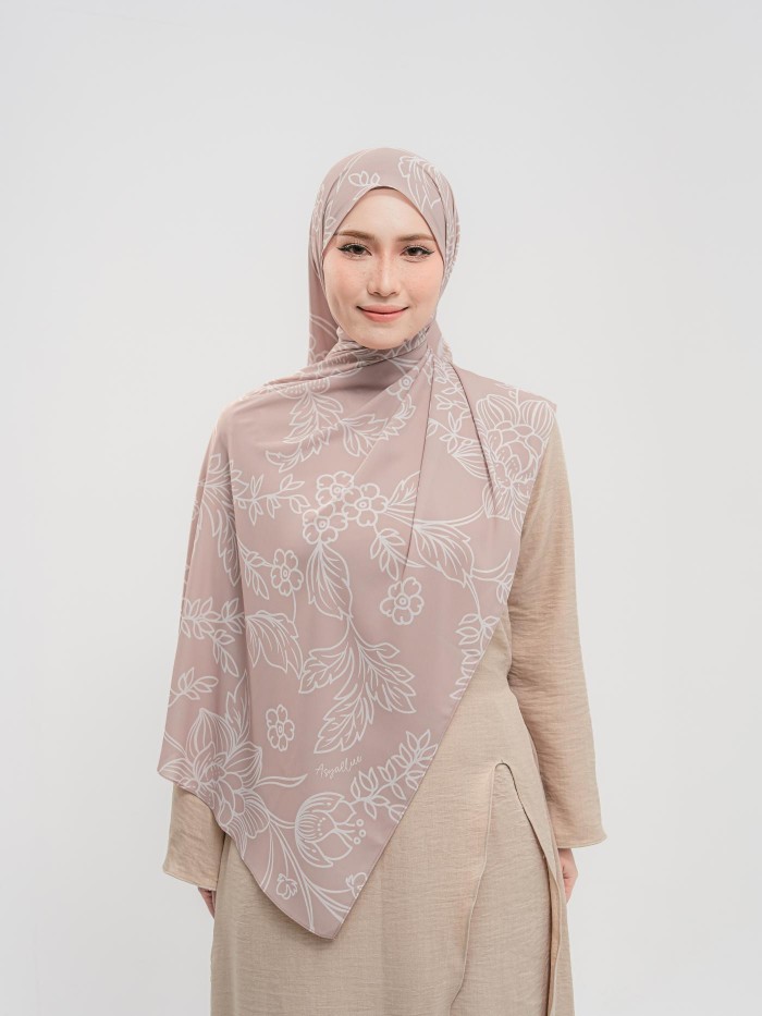 SHAWL SENIWARA IN COKLAT BERSERI