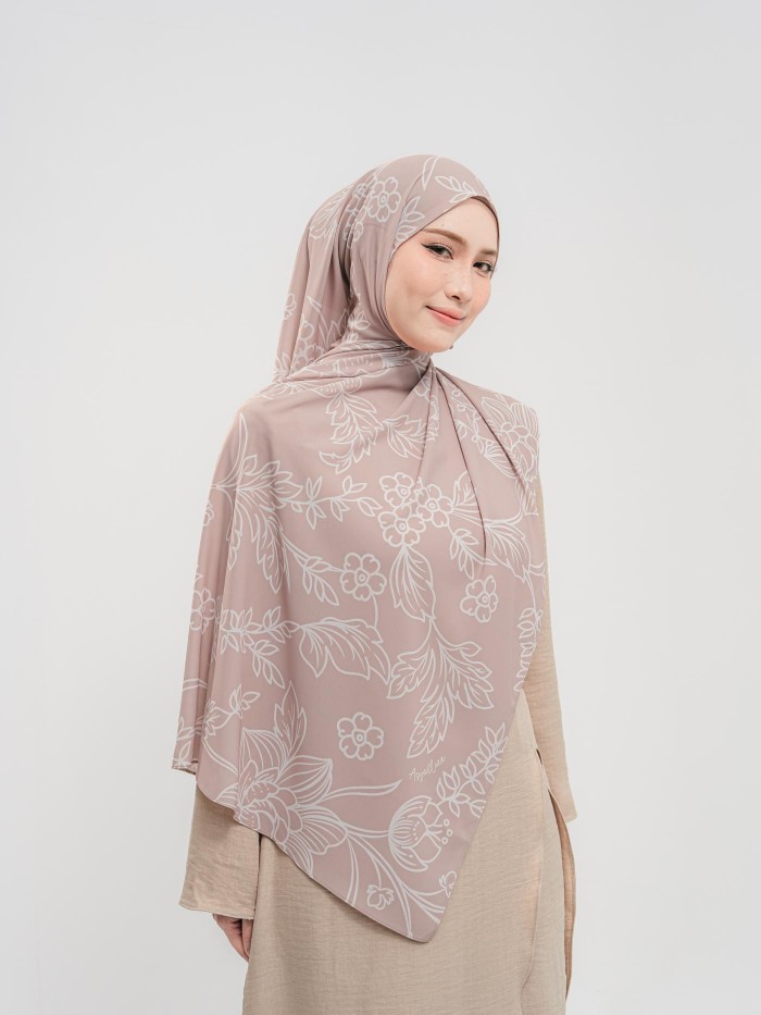 SHAWL SENIWARA IN COKLAT BERSERI