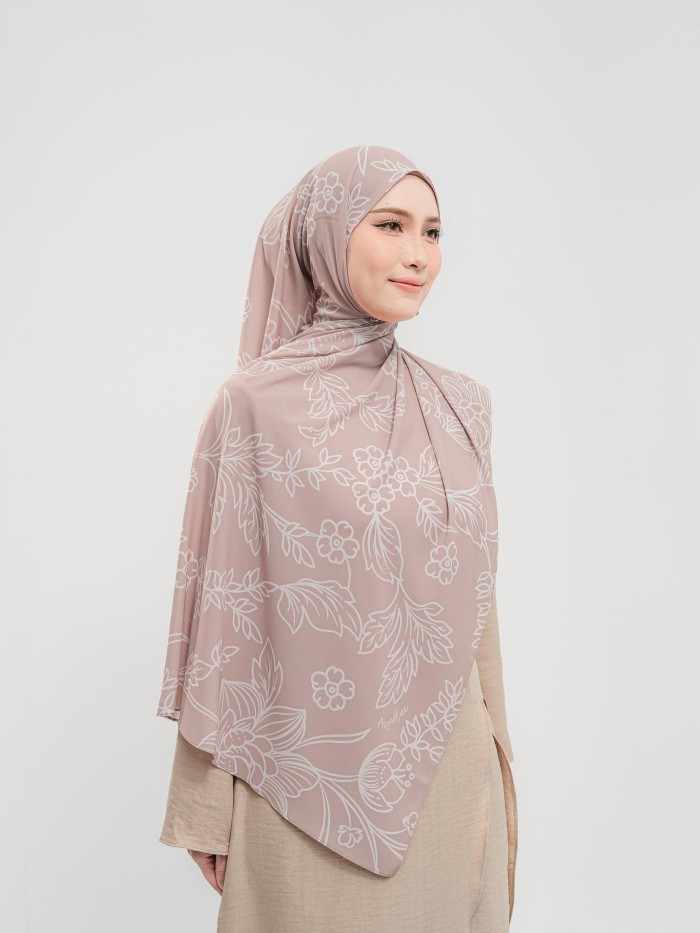 SHAWL SENIWARA IN COKLAT BERSERI