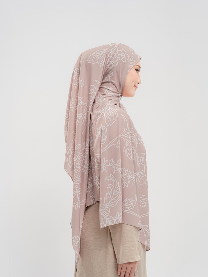 SHAWL SENIWARA IN COKLAT BERSERI