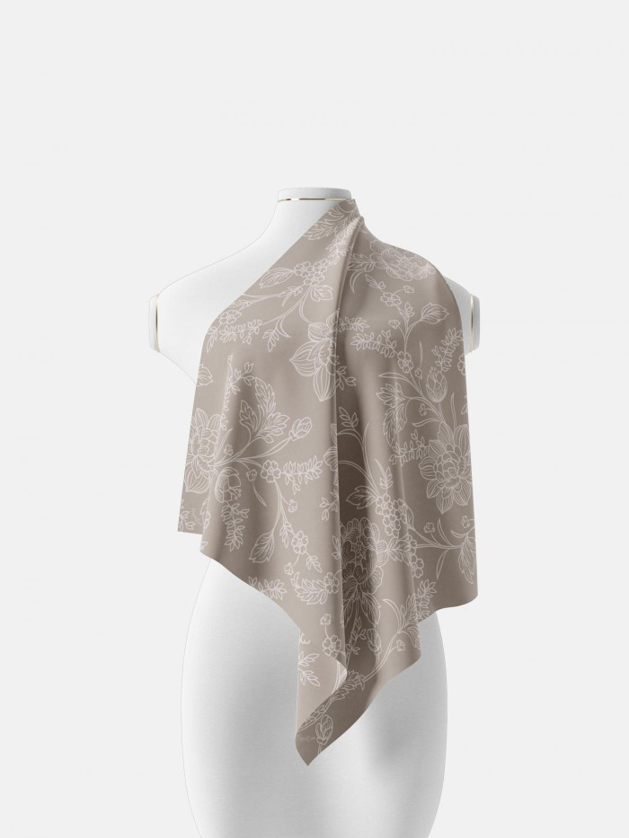 SHAWL SENIWARA IN COKLAT BERSERI