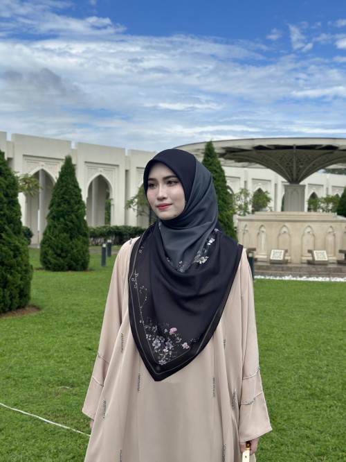 BAWAL PRINTED - PRADELLA ( DARNERS BLACK )