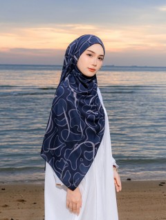 SHAWL FLOW SERIES IN DEEP OCEAN