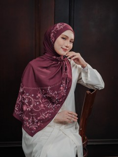 SHAWL SENIWARA IN EMBUN MERAH