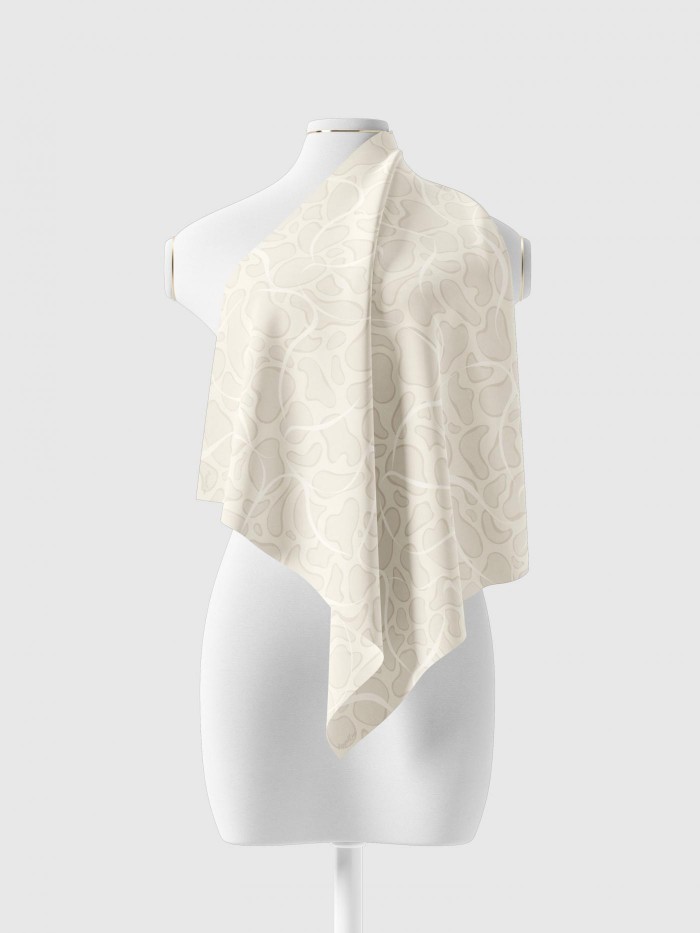 SHAWL FLOW SERIES IN IVORY