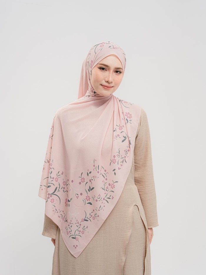 SHAWL SENIWARA IN LANGIT ROSE