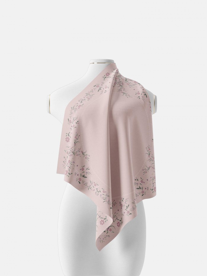 SHAWL SENIWARA IN LANGIT ROSE