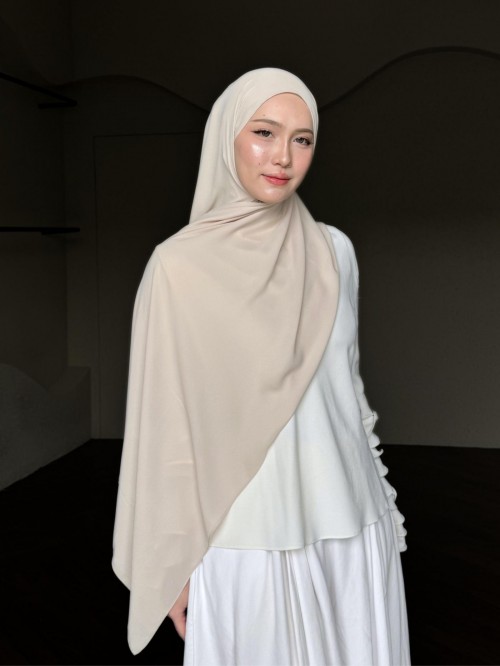 SHAWL DEAR CHIFFON IN LATTE