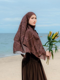 SHAWL FLOW SERIES IN MOCHA