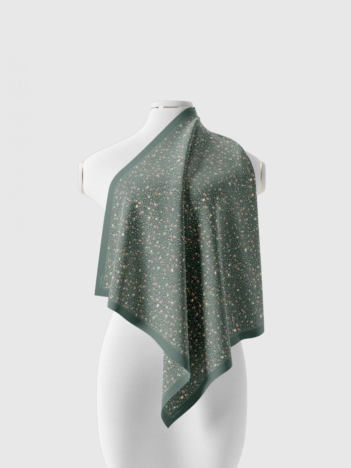 SHAWL TULIB IN MOSS EMERALD