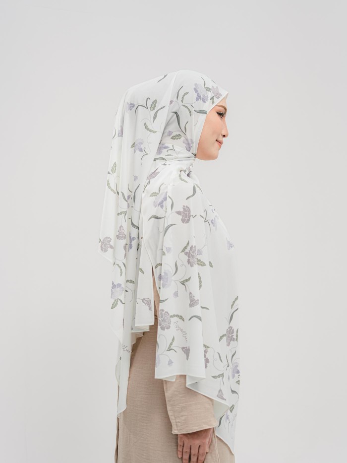 SHAWL SENIWARA IN SARI LILA