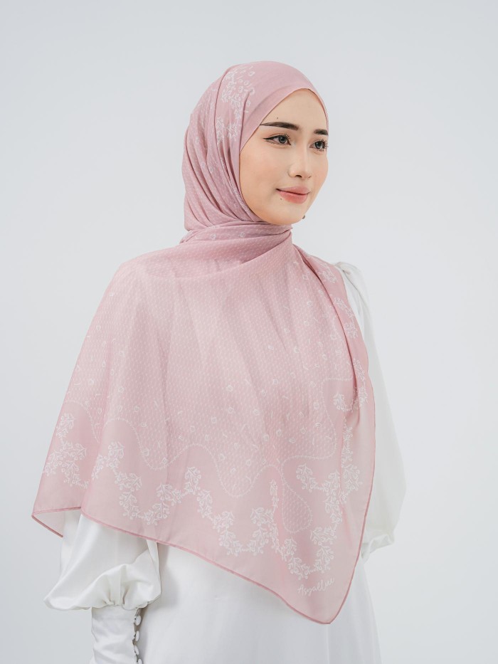 SHAWL TULIB IN SOFT BLUSH