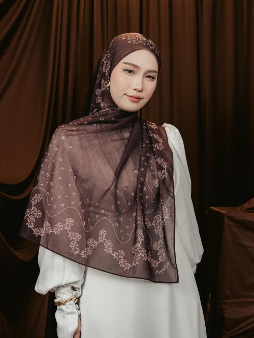 SHAWL TULIB IN TRUFFLE BLOOM