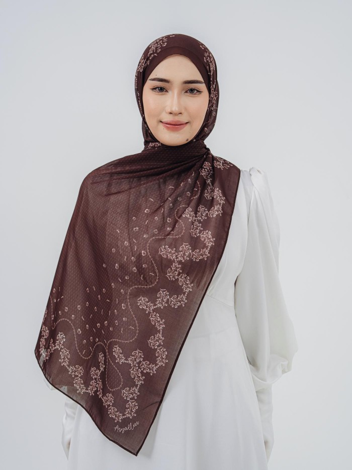 SHAWL TULIB IN TRUFFLE BLOOM