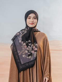 BAWAL PRINTED - DARLENE ( BLACK ROSES )