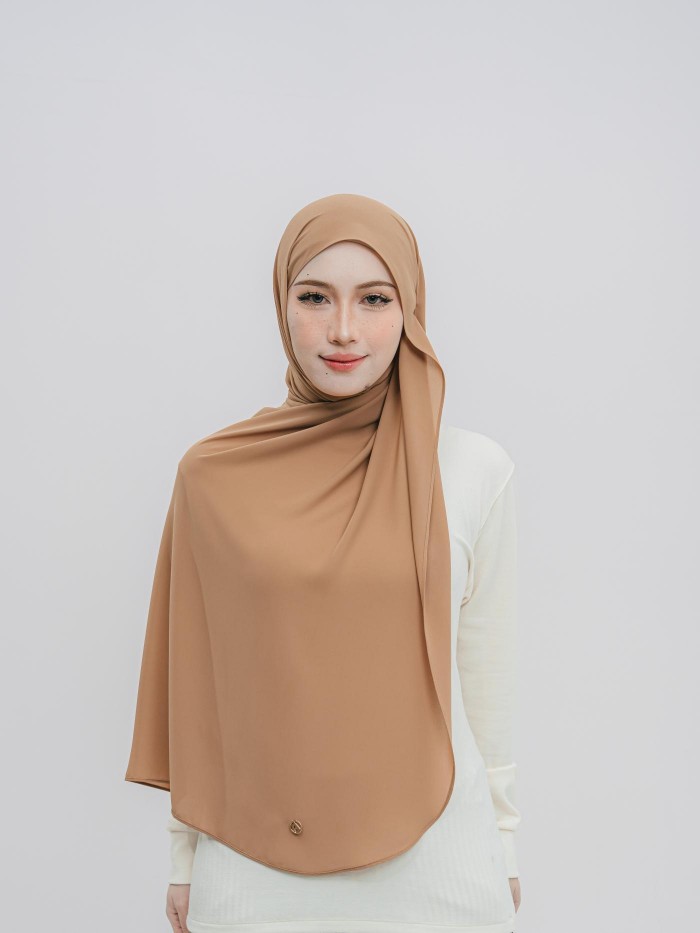 SHAWL DARLING DIAMOND CHIFFON IN CINNAMON SWIRL