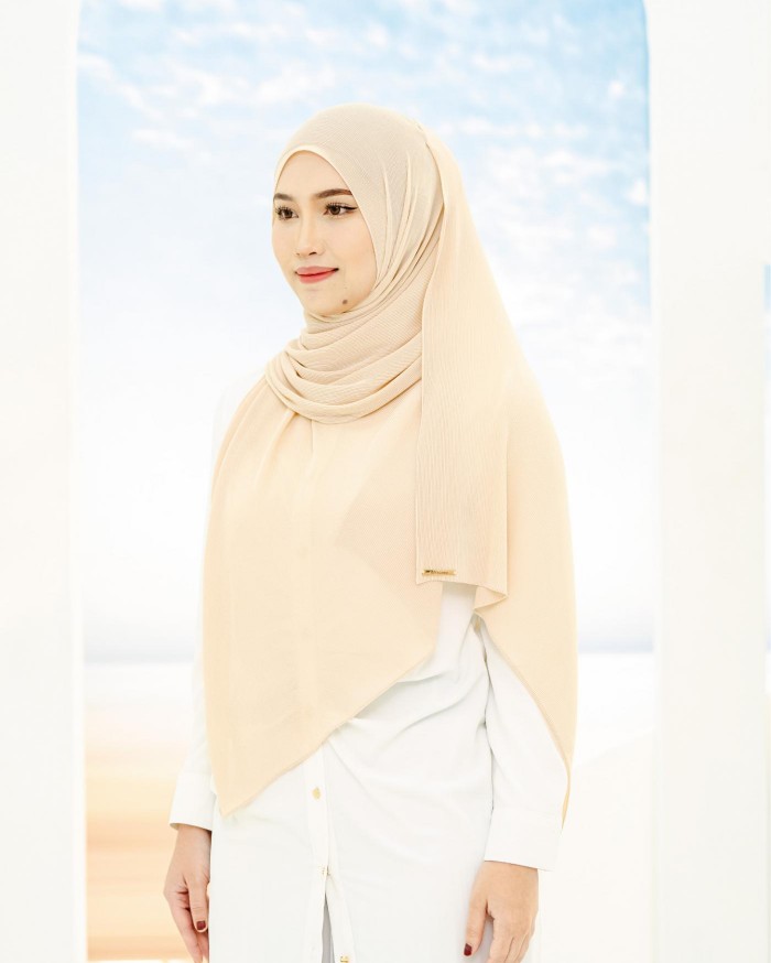 Hayyan Pleated Combo (King Ivory)